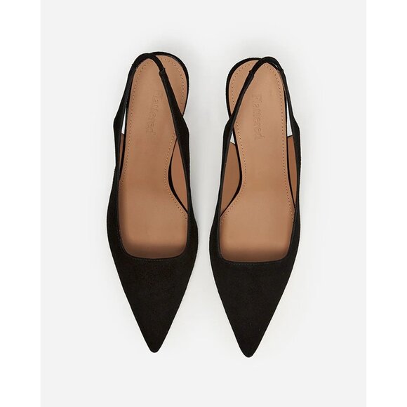 Flattered Franchesca Heel in Black Leather 36 with box Womens Pumps - Picture 14 of 17